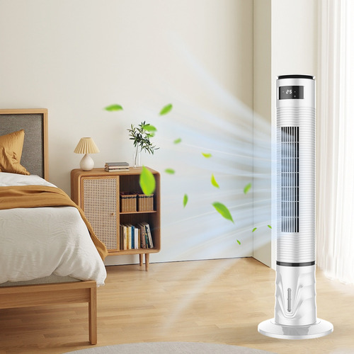 Ventilador Vertical De Torre Para Aire Acondicionado 120cm 34 Cm Blanco