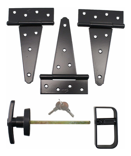 Una Sola Puerta Hardware Kit 6  Correa Bisagra Mango