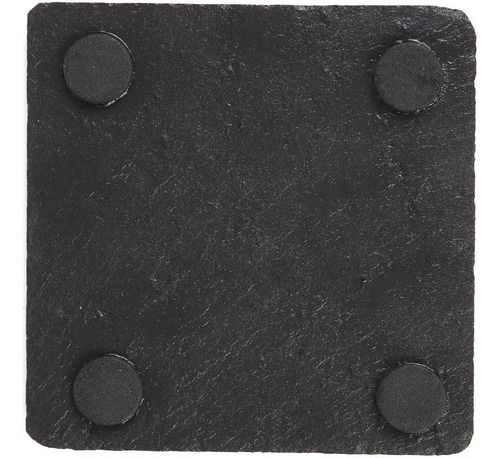Posavasos De Piedra De Pizarra - Juego De 5 Posavasos Cua...
