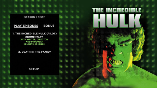 Série Completa O Incrível Hulk 82 Epis. Dublados 16 Blu Ray