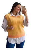Comprar Chalecos De Lana, Combinado Para Dama 