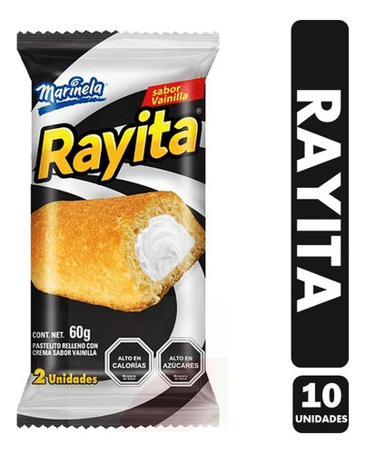 Rayita De Marinela - Especial Colación (pack De 10 Unidades)