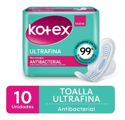 Pack X 6 Unid. Toallas Femeninas  Antibacterial Ul Kotex