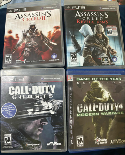 Pack De Assassins Creed Y Call Of Duty. Playstation 3