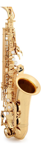 Saxofon Alto Dorado Con Estuche Rigido 