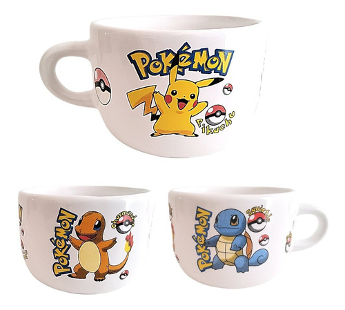 Taza Gigante Pikachu: Disfruta Tu Bebida Con Pokemon 