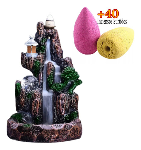 Regalo Navidad - Decoración Hogar - Cascada De Humo Incienso