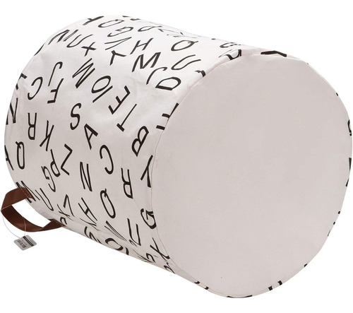 Patron De La Letra Ropa Sucia Tela De Lona Cesto De La ...