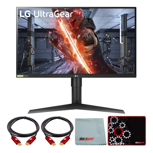 LG Ultragear Fhd Ips Hdr Monitor Juego Cable Hdmi Deco Mouse