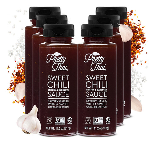 Pretty Thai Salsa De Chile Dulce, Sin Gluten, Sin Omg, Auten