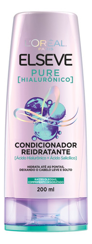 Condicionador L'Oréal Paris Elseve Pure Hialurônico Pure Hialurônico en frasco de 200mL