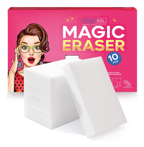 Premium Magic Eraser Sponge I 10 Pcs Of Magic Erasers I Mela