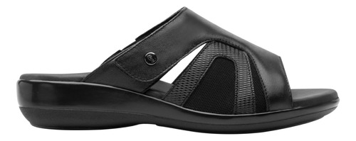 Sandalias Mujer Descanso Piel Suave Negro Flexi 34929 Gnv®