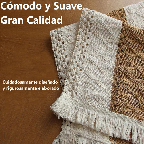 Manteles Individuales Para Mesa, 6 Pcs Mantel Individual