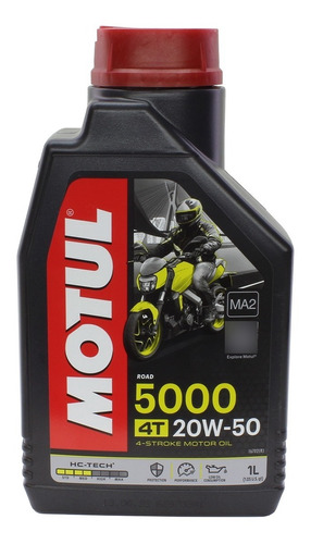 Aceite Motul  Moto 5000 4t 20w50 Technosynthese 1lt
