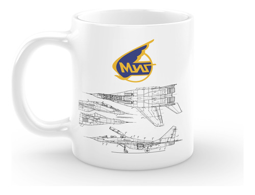 Taza Jetsgo ® Línea Specs Mig-29 Fulcrum