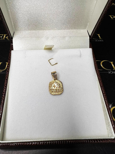 Pingente Olho De Hórus 2,5 Gramas Ouro 18k 750 Cor Amarelo