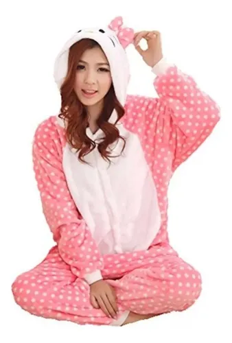 Disfraz de Hello Kitty para adulto, talla S, Rosado