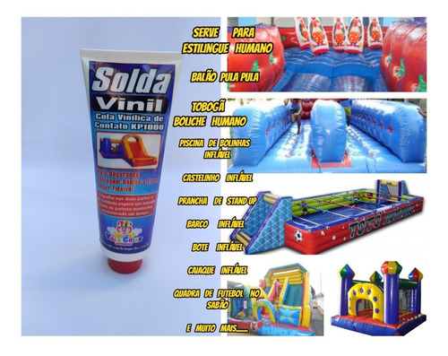 Imagem 1 de 10 de Cola Para Pranchas Inflavéis Stand Up Bisnaga 300ml+brinde