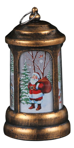 Linterna De Mesa Navideña, Luz Led, Adorno Navideño,