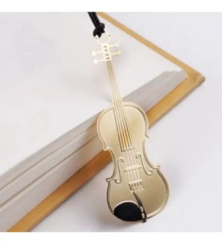 Marca Páginas Violin Revista Música Libro Agenda Notas Papel