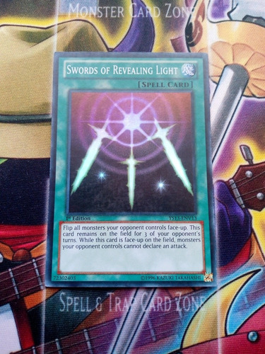 Swords Of Revealing Light Super Rare Yugi-oh! Original Konam