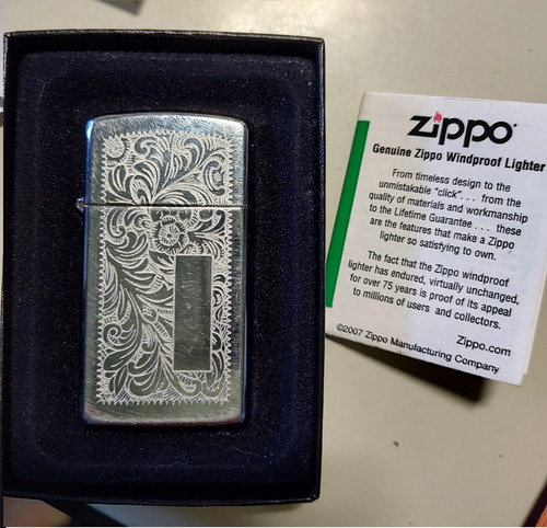 Encendedor Zippo Slim 1652 Original 