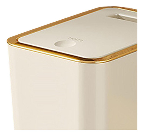 Gpp Cubo De Basura Para Baño Con Tapa, Cubo De Basura 12l