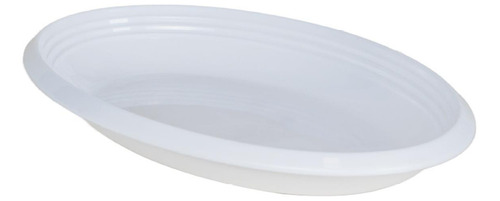 Travessa Oval Branca Le Chef 33x19x3,5 Cm 1807 Paramount