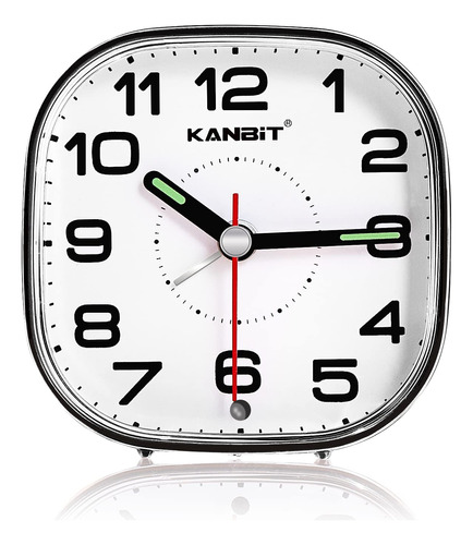 Kanbit Reloj Despertador De Viaje Pequeno, Funciona Con Pila