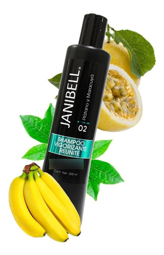 Shampoo Vigorizante Platano Y Maracuya Janibell