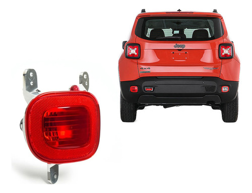 Faro Atras Antiniebla Jeep Renegade 2020 2021 2022 Izquierdo