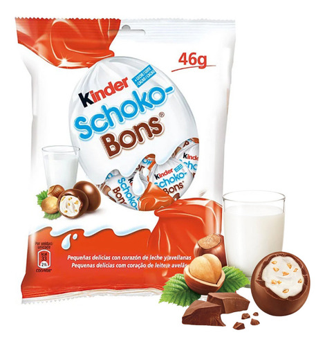 3 Chocolate Kinder Choco Schoko-bons Mini 46g