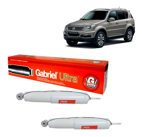 Par Amortiguadores Traseros Para Ssangyong Rexton 2002 2017