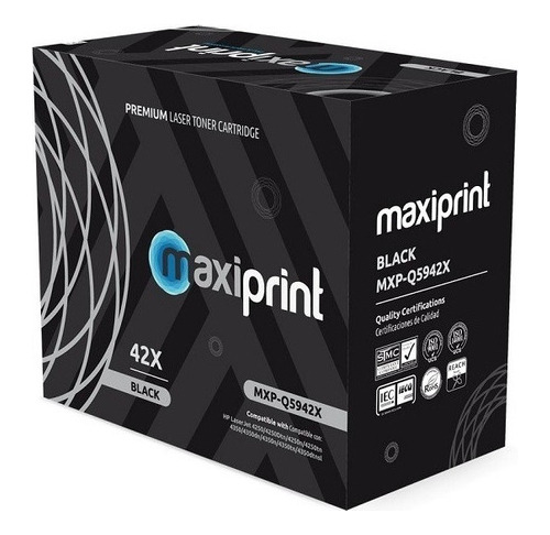 Toner Hp Compatible Q5942x Maxiprint Negro