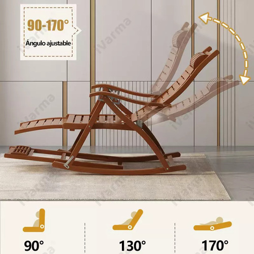Camastro Plegable Reclinable Para Jardín O Exteriores