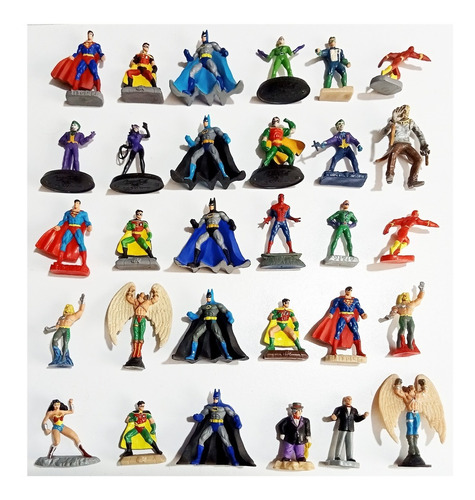 30 Miniaturas Super Héroes Dc Pintadas A Mano Venta Por Lote