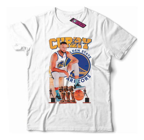 Remera Golden State Warriors Stephen Curry Nba2 Dtg Premium