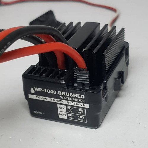 Imagen 2 de 5 de Variador Esc Speed Brushed Autos Rc 1/10 320a No Brushless