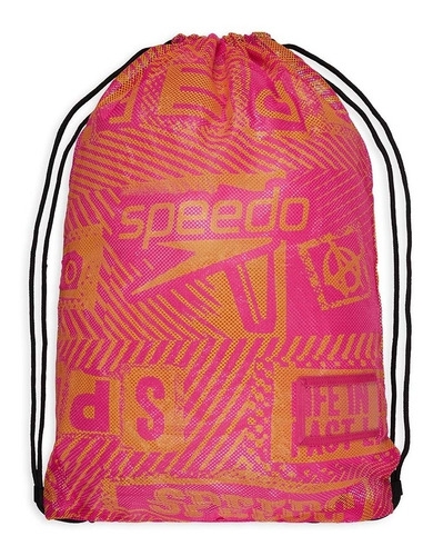 Mochila Natacion Speedo Printed Mesh Bag  35 Litros 