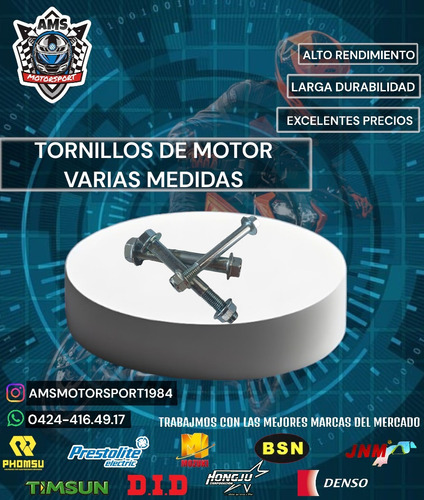 Tornillos De Motor Varias Medidas