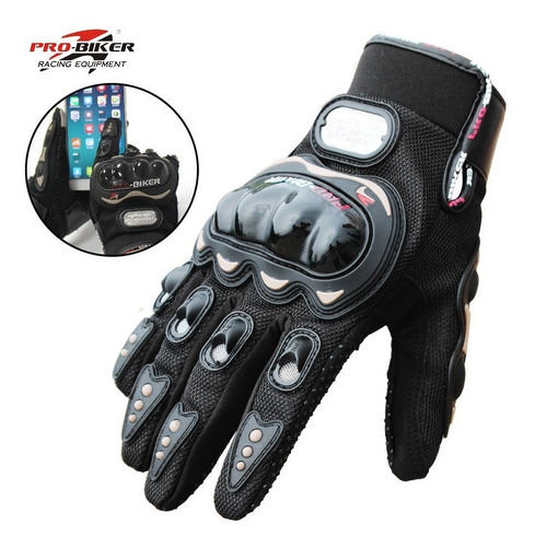 Imagen 7 de 9 de Guantes Universales Para Moto Calidad Profesional Everest.uy