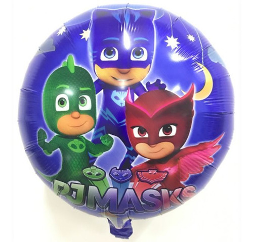 Globos Metalizado Heroes En Pijama Pj Masks Fiesta Cumple