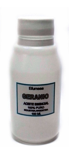 Aceite Esencial De Geranio De 100cc