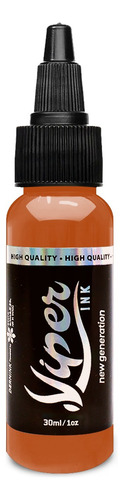 Tinta Viper Ink New Generation Tatuagem 30ml - Cores Cor Acropolis Orange