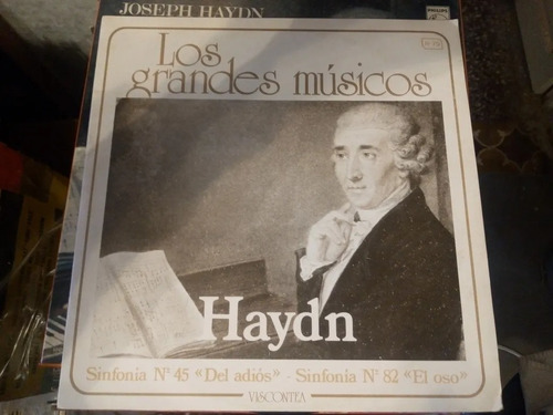  Haydn Sinf Nºs 45 Y 82 Suddeutsche Philarmonic Lp Vinilo
