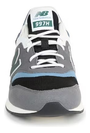 Tenis New Balance 997 Running Gris Con Verde Niño Grande / C
