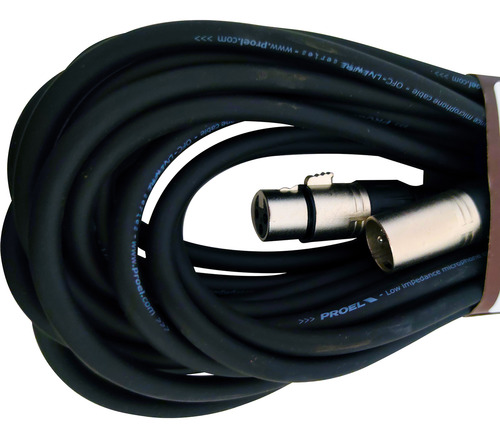 Proel Lw-mc250lu10 Cable De Microfono 10 Metros Xlr
