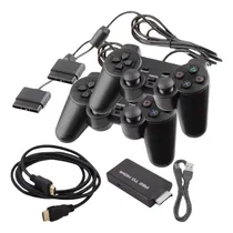 Comprar Kit Compativel Ps2 2x Controle + Ps2 Hdmi + Cabo Hdmi 1mt
