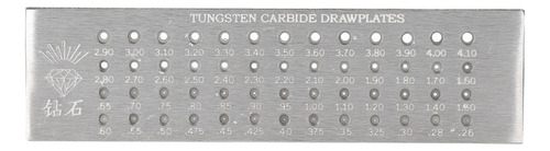 Placa De Dibujo De Alambre De Carburo De Tungsteno De 52 Agu